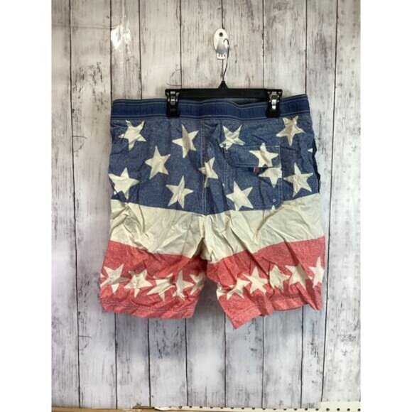 cowgirl argyle boho cozy grandpa dad Tommy Hilfiger Men's Swim Trunks Small - Picture 2 of 6